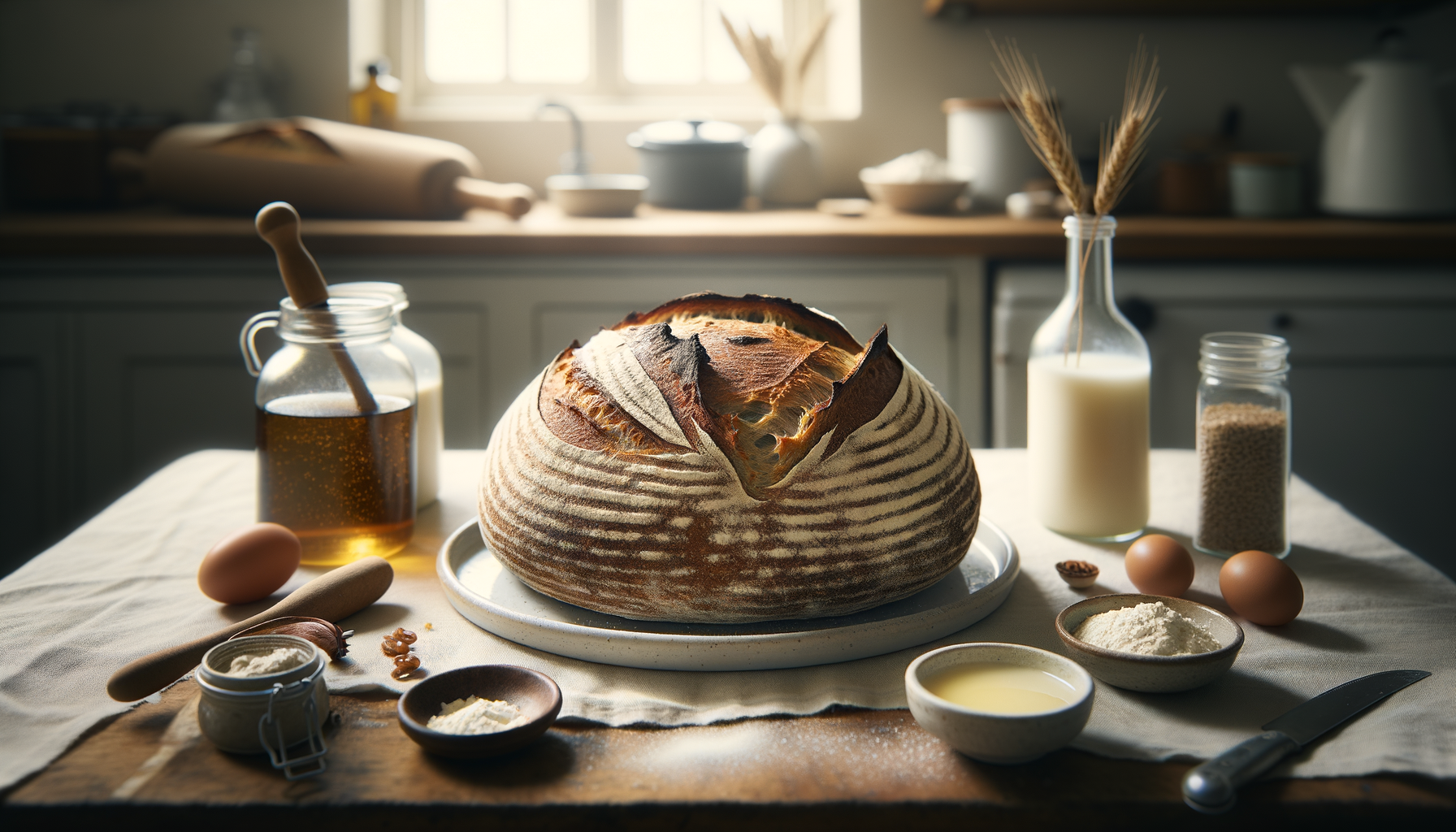 Rustic Sourdough Country Loaf