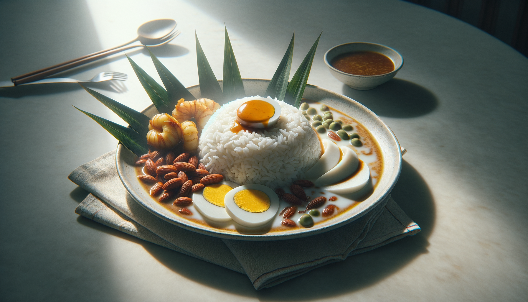 Authentic Malaysian Nasi Lemak