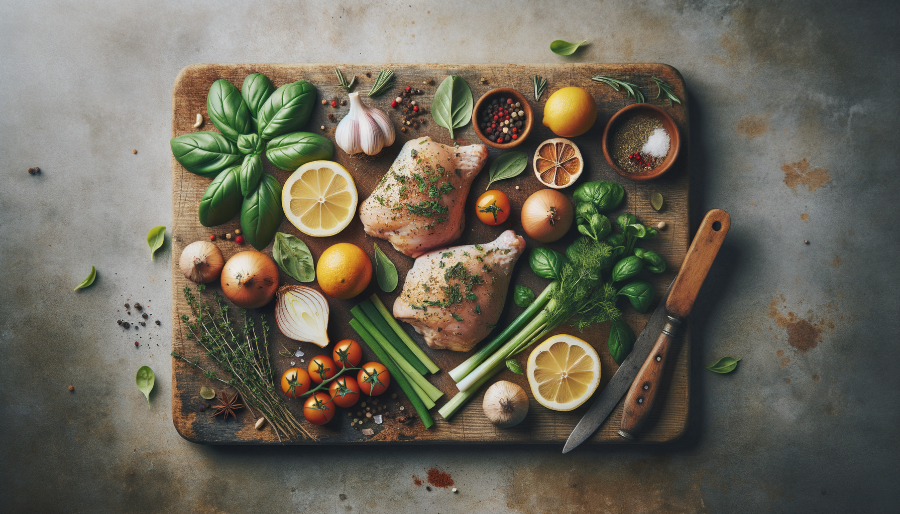 Lemon Herb Roasted Chicken Thighs